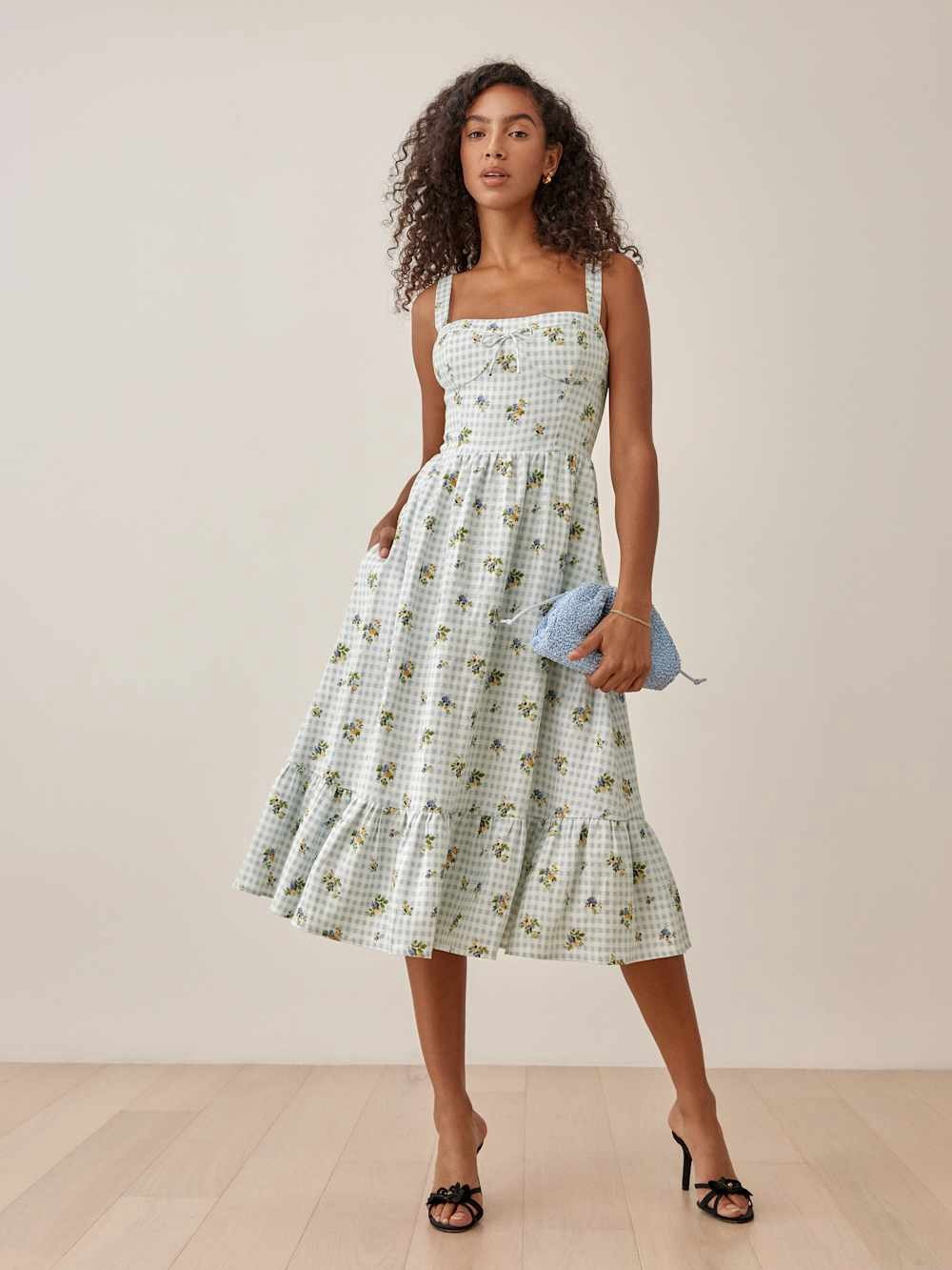Reformation Midi Linen Dress